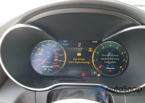 2019 Mercedes-Benz C 63 Amg-S z USA, uszkodzony, nr VIN WDDWK8HB9KF847338